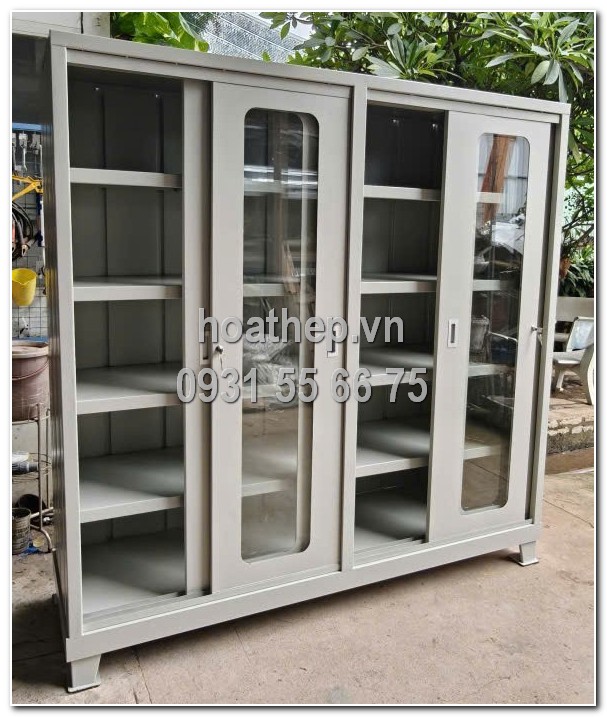 tủ đựng dụng cụ cửa k&iacute;nh c&aacute;nh trượt,  tủ k&iacute;nh c&aacute;nh trượt 4 c&aacute;nh,  tủ c&aacute;nh trượt k&iacute;nh cường lực,  tủ k&iacute;nh 2000x600x2000,  tủ đựng đồ c&aacute;nh l&ugrave;a