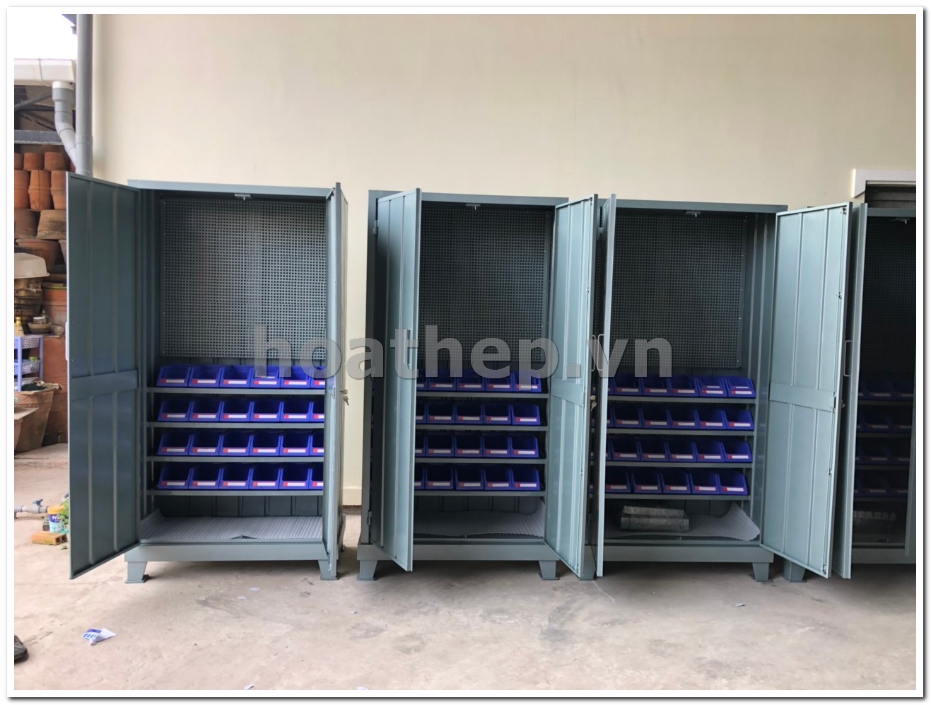Tủ dụng cụ Hoa Th&eacute;p,  Tủ đồ nghề c&ocirc;ng nghiệp , Tủ đựng dụng cụ xưởng cơ kh&iacute;,  Giải ph&aacute;p lưu trữ th&ocirc;ng minh